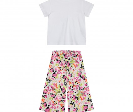 Παιδικό σετ 2 τεμάχια τοπ και παντελόνα με τύπωμα για κορίτσι | ΕΜΠΡΙΜΕ