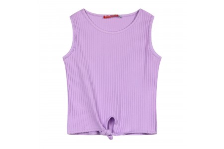 Παιδική αμάνικη μπλούζα κροπ για κορίτσι | ΛΙΛΑ-