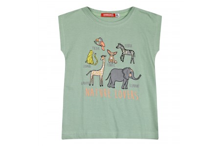 Παιδική αμάνικη μπλούζα με τύπωμα για κορίτσι | ΦΥΣΤΙΚΙ