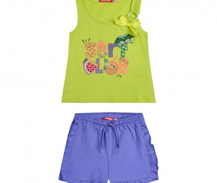 Παιδικό σετ 2 τεμάχια με τύπωμα για κορίτσι | ΜΩΒΕ