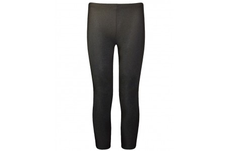 Μακρύ γυαλιστερό κολάν  Basic Line μαύρο