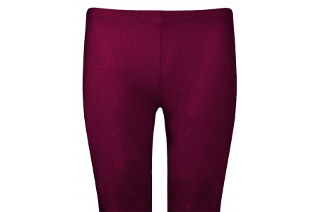 Μακρύ γυαλιστερό κολάν Basic Line σανγκριά