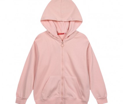 Παιδική μονόχρωμη ζακέτα για κορίτσι 90% ΒΑΜΒΑΚΙ+10% ΠΟΛΥΕΣΤΕΡ