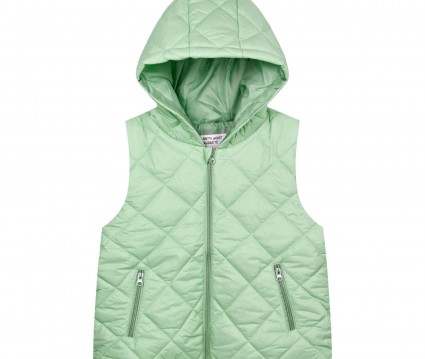 Παιδικό αμάνικο καπιτονέ μπουφάν με κουκούλα για κορίτσι | ΒΕΡΑΜΑΝ 100% ΠΟΛΥΑΜΙΔΙΟ+100% ΠΟΛΥΕΣΤΕΡ