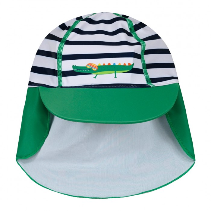 Παιδικό καπέλο κροκόδειλος  με αντηλιακή προστασία για αγόρι | ΠΡΑΣΙΝΟ