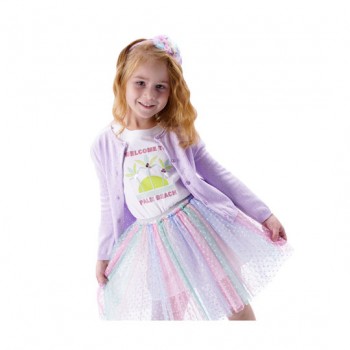 Παιδική πολύχρωμη φούστα για κορίτσι | RAINBOW