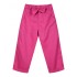 Παιδικό παντελόνι με ζώνη για κορίτσι/φουξ