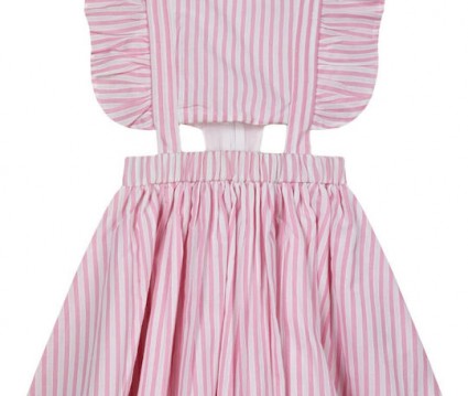 Παιδικό ριγέ φόρεμα για κορίτσι με άνοιγμα στη μέση | ΡΙΓΕ