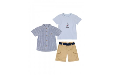 Παιδικό σετ 4 τεμαχίων με τύπωμα για αγόρι | ΜΠΕΖ