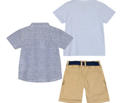 Παιδικό σετ 4 τεμαχίων με τύπωμα για αγόρι | ΜΠΕΖ