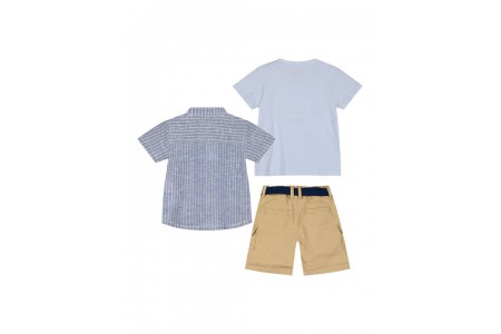 Παιδικό σετ 4 τεμαχίων με τύπωμα για αγόρι | ΜΠΕΖ