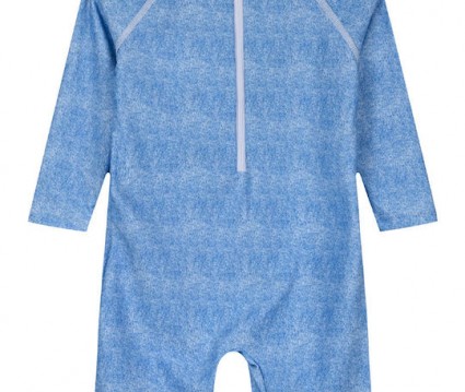 Παιδικό ολόσωμο μαγιό με τύπωμα κάβουρας  για αγόρι | ΜΠΛΕ