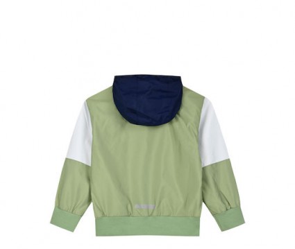 Λεπτό τρίχρωμο αδιάβροχο μπουφάν για αγόρι | ΧΑΚΙ