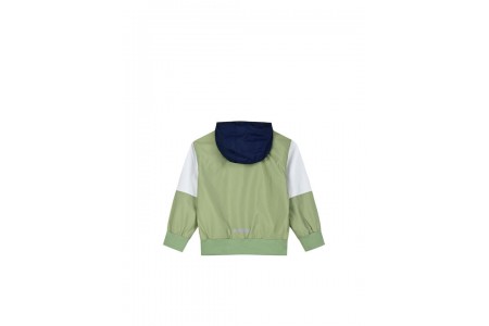 Λεπτό τρίχρωμο αδιάβροχο μπουφάν για αγόρι | ΧΑΚΙ