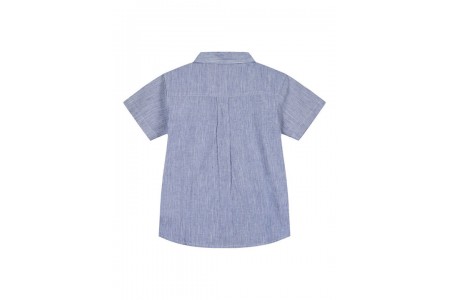 Πουκάμισο κοντομάνικο για αγόρι | ΜΠΛΕ