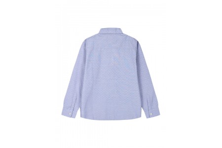 Παιδικό πουκάμισο εμπριμέ για αγόρι | ΜΠΛΕ