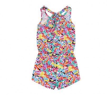 ολόσωμο εμπριμέ σορτς για κορίτσι | ΕΜΠΡΙΜΕ