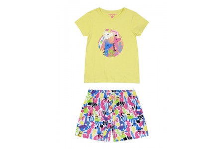πιτζάμα 2 τεμάχια με τύπωμα για κορίτσι | ΕΜΠΡΙΜΕ