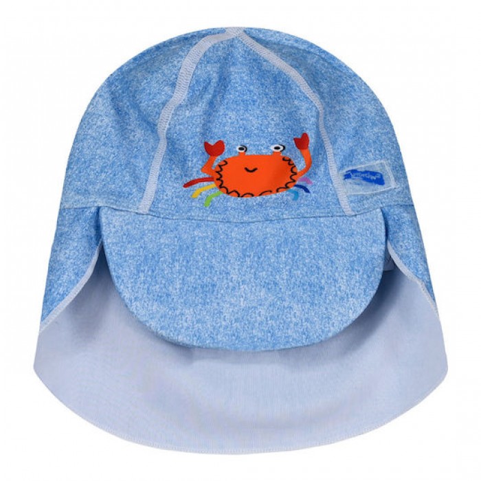 Παιδικό καπέλο κάβουρας με αντηλιακή προστασία για αγόρι | ΜΠΛΕ