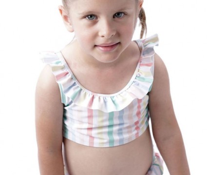 Παιδικό ριγέ μαγιό 2 τεμαχίων  κορίτσι | ΡΙΓΕ