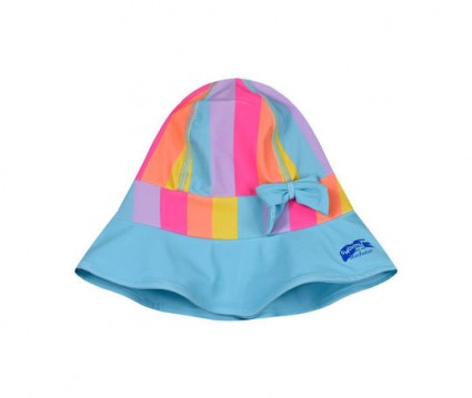 Παιδικό καπέλο  με αντηλιακή προστασία για κορίτσι|Πολύχρωμο