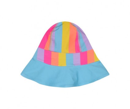 Παιδικό καπέλο  με αντηλιακή προστασία για κορίτσι|Πολύχρωμο