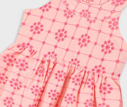 Κιπούρ φόρεμα για κορίτσι | ΡΟΖ
