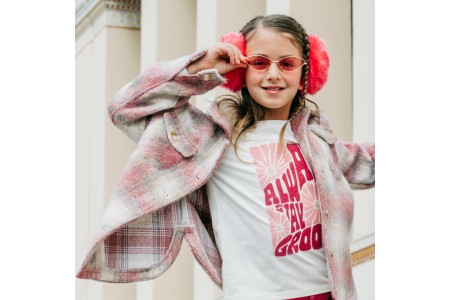 Καρώ πουκάμισο μπουφάν για κορίτσι | ΚΑΡΡΩ