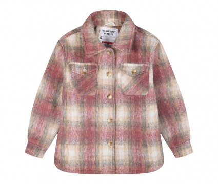 Καρώ πουκάμισο μπουφάν για κορίτσι | ΚΑΡΡΩ
