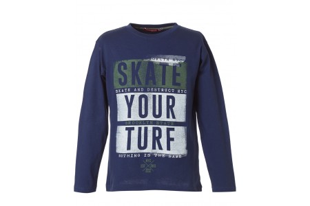 Μπλούζα με τύπωμα   ΑΓΟΡΙ  ΙΝΤΙΓΚΟ