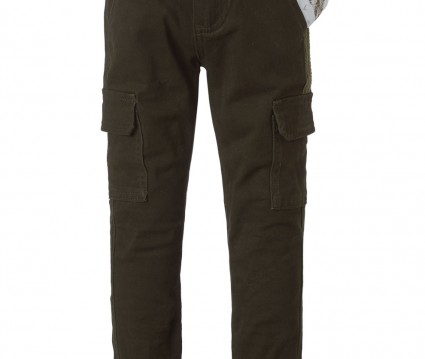    Ελαστικό παντελόνι cargo με λάστιχο στο άνοιγμα του ποδιού