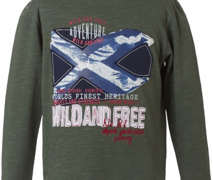 Μπλούζα με τύπωμα ΑΓΟΡΙ   ΧΑΚΙ