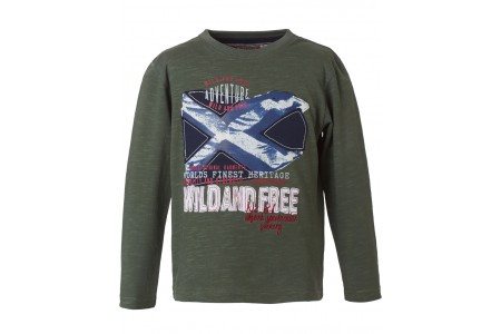 Μπλούζα με τύπωμα ΑΓΟΡΙ   ΧΑΚΙ