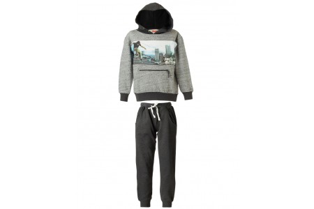 Φόρμα παντελόνι και μπλούζα με τύπωμα  