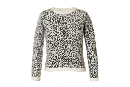 Πουλόβερ με animal print  ΚΟΡΙΤΣΙ   ΕΜΠΡΙΜΕ